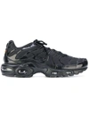 NIKE AIR MAX PLUS "TRIPLE BLACK" SNEAKERS,60413312161207