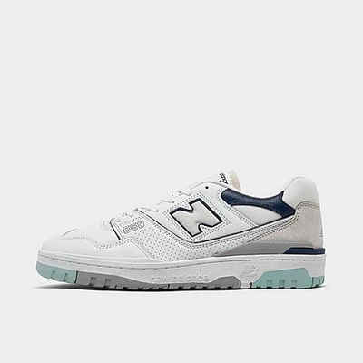 New Balance 550 Casual Shoes In White/winter Fog