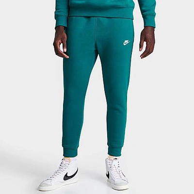 Nike Sportswear Club Fleece Cuffed Jogger Pants In Geode Teal/geode Teal/white