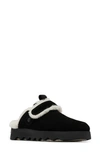Sorel Viibe Faux Fur Clog In Black