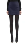 Theory High-waist Mini Skirt In New Navy