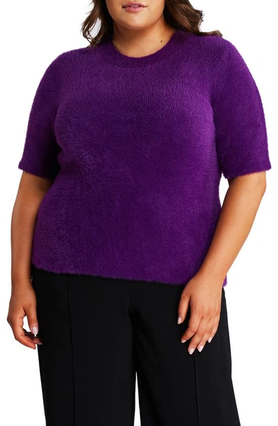 Estelle Nora Fuzzy Jumper In Ultraviolet