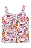 Hanky Panky Plus Size Printed Signature Lace Cami Pressed Bouquet In Multicolor