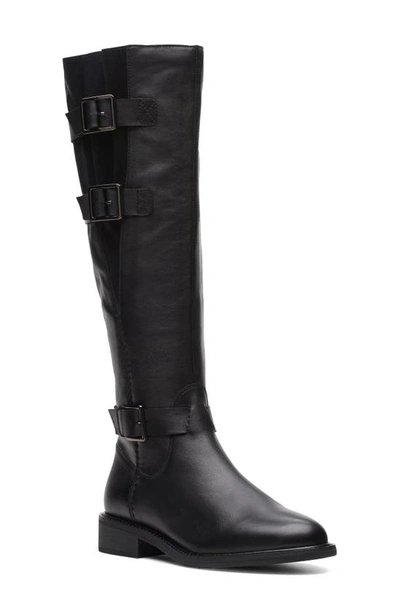 Clarks Cologne Up Knee High Boot In Black