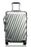 Tumi 19 Degree Aluminum 22-inch International Spinner Carry-on Bag In Silver