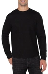 Liverpool Los Angeles Mens Slub Cotton Henley Shirt In Black