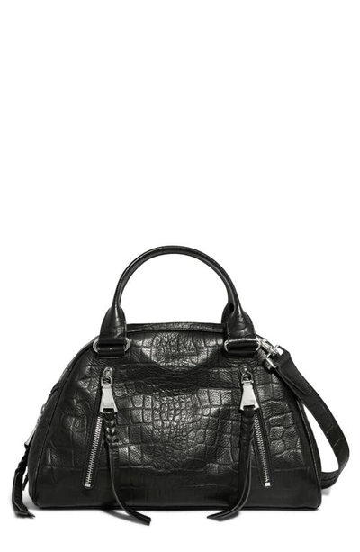 Aimee Kestenberg The Day Dream Leather Satchel In Black Croco