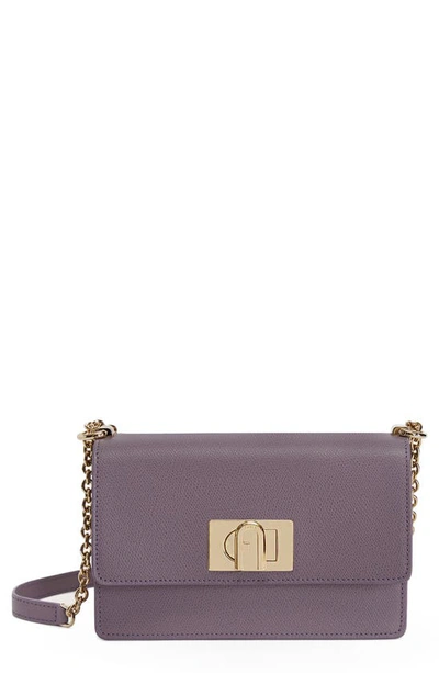 Furla 1927 Mini Leather Crossbody Bag In Purple