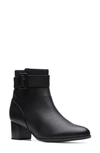 CLARKS CLARKS(R) LOKEN BUCKLE WATERPROOF ANKLE BOOTIE