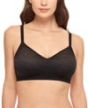 Wacoal Back Appeal Jacquard-print Underwired Stretch-woven Bra In Radiant Blue