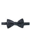 Trafalgar Sobee Collection Paisley Bow Tie In Black