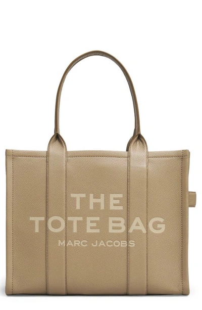 Marc Jacobs The Large Leather Tote Bag In Camel