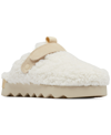 Sorel Women's Viibe Cozy Slip-on Clog Flats Women's Shoes In Natural/bleached Ceramic