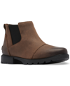 Sorel Emelie Iii Waterproof Leather Chelsea Boot In Brown
