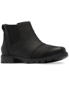 Sorel Emelie Iii Waterproof Chelsea Boot In Black,black