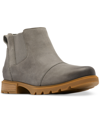 Sorel Emelie Iii Waterproof Chelsea Boot In Quarry/gum