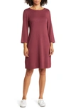 Tommy Bahama Darcy Three-quarter Sleeve Minidress In Meritage Wine