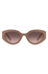 Marc Jacobs Eyewear Cat In Nude Brown/ Brown Gradient