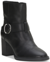 LUCKY BRAND WOMEN'S ACHELLE BUCKLED BLOCK-HEEL BOOTIES
