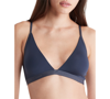 Calvin Klein Women's Form To Body Lightly Lined Triangle Bralette Qf6758 In Speakeasy