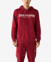 True Religion Men's Arch Logo Pullover Hoodie In Tibetan Red