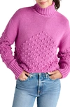 Splendid Elvira Turtleneck Sweater In Magenta