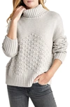 Splendid Elvira Turtleneck Sweater In Grey