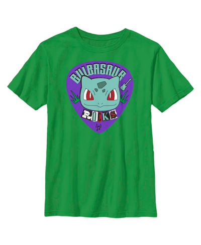 Nintendo Boy's Pokemon Bulbasaur Rocks Child T-shirt In Kelly Green