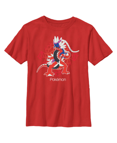 Nintendo Boy's Pokemon Koraidon Portrait Child T-shirt In Red