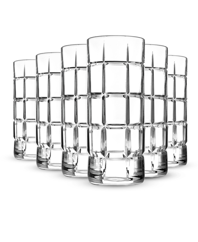 Godinger Radius Design Set Of Six Vodka Shooters 2 oz Capacity In Clear