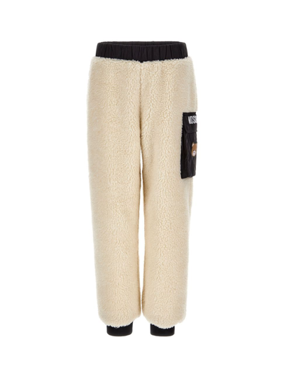 Moschino Little Boy's & Boy's Fuzzy Joggers In Cloud