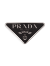 Prada Metal Hair Clip In Black