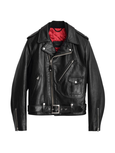 Rag & Bone Black Dallas Leather Jacket