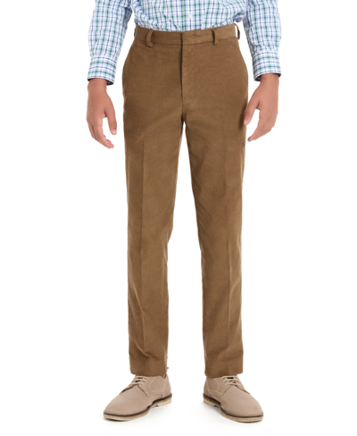 Brooks Brothers Big Boys Classic-fit Stretch Corduroy Dress Pants In Sand