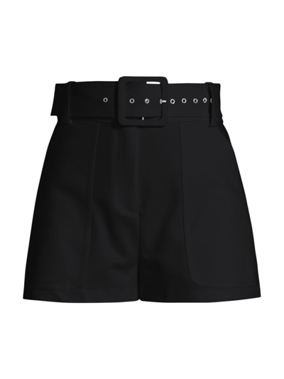 Ramy Brook Kasey Belted Mini Short In Black