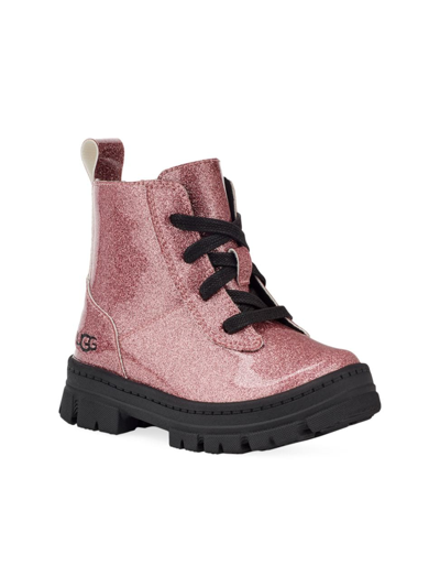 Ugg Babies' Little Girl's & Girl's Ashton Glitter Boots In Glitter Pink