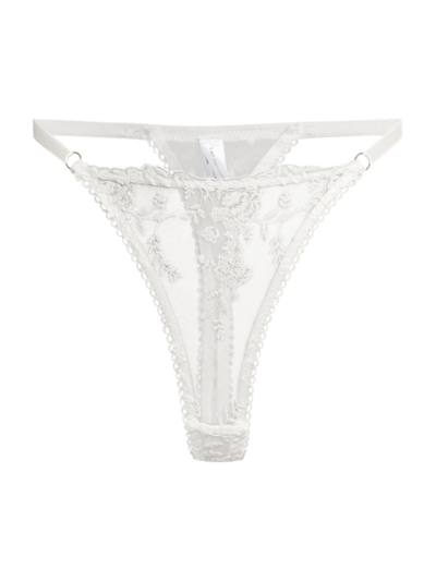 Kat The Label Women's Nicolette Lace Thong In White