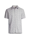 TED BAKER MEN'S LAGHY GRAPHIC BUTTON-FRONT SHIRT