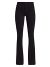 L'agence Selma Cotton Stretch High Rise Bootcut Jeans In Midnight In Noir