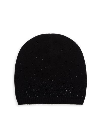 Carolyn Rowan Collection Women's Asterism Cashmere Slouchy Beanie In Black