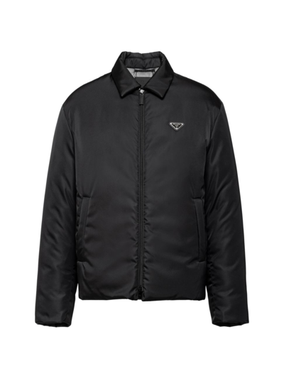 PRADA MEN'S SHORT RE-NYLON DOWN JACKET