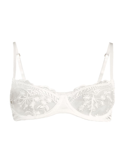 Kat The Label Women's Frankie Lace & Satin Underwire In White
