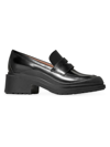COLE HAAN WOMEN'S WESTERLY LEATHER PENNY LOAFERS