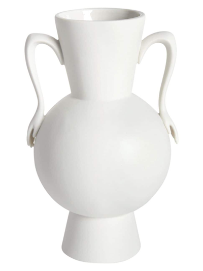 Jonathan Adler Muse Eve Porcelain Bulb Vase In White
