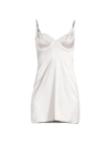 Kat The Label Women's Sienna Satin Cut-out Minidress In Ivory