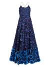 ALICE AND OLIVIA WOMEN'S DOMINIQUE EMBELLISHED GOWN