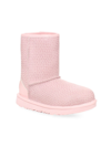UGG LITTLE GIRL'S & GIRL'S CLASSIC GEL HEARTS BOOTS
