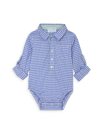 ROCKETS OF AWESOME BABY BOY'S GINGHAM BUTTON DOWN & PANTS SET