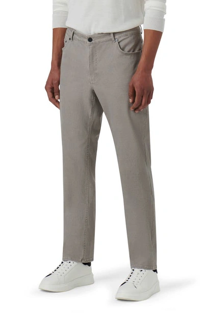 Bugatchi Five-pocket Straight Leg Trousers In Willow