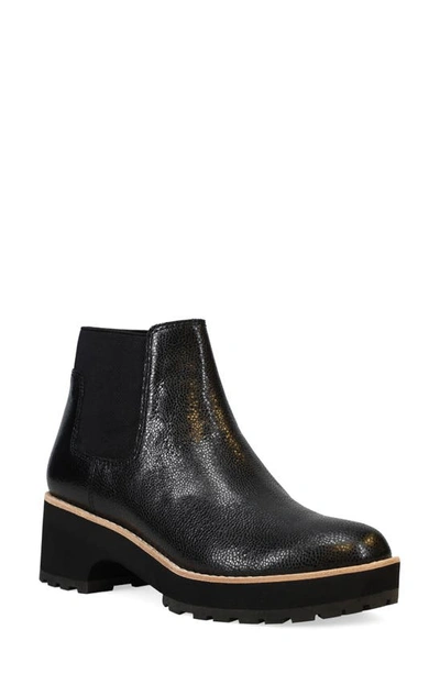 Eileen Fisher Jessa Leather Chelsea Boots In Black